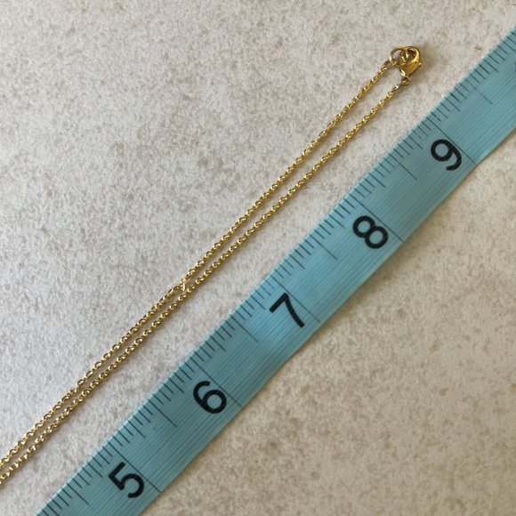 Gold Hexagon Pendant Necklace - Picture 3 of 4